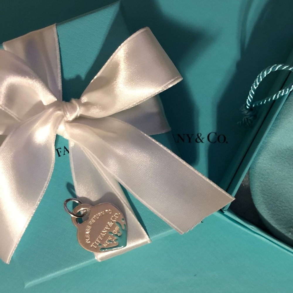 Tiffany & Co Medium Blue Splash Heart